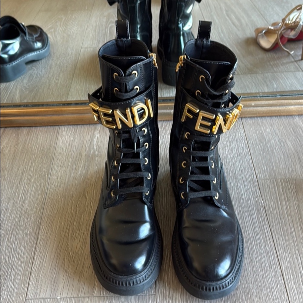 Fendi Combat Boots